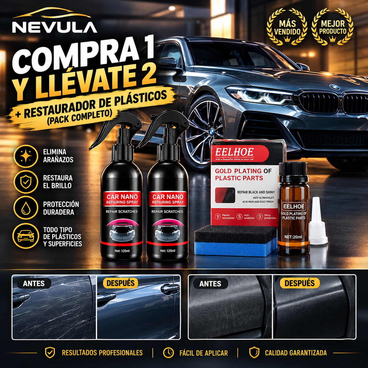 CarNano™ - Spray Reparador de Arañazos