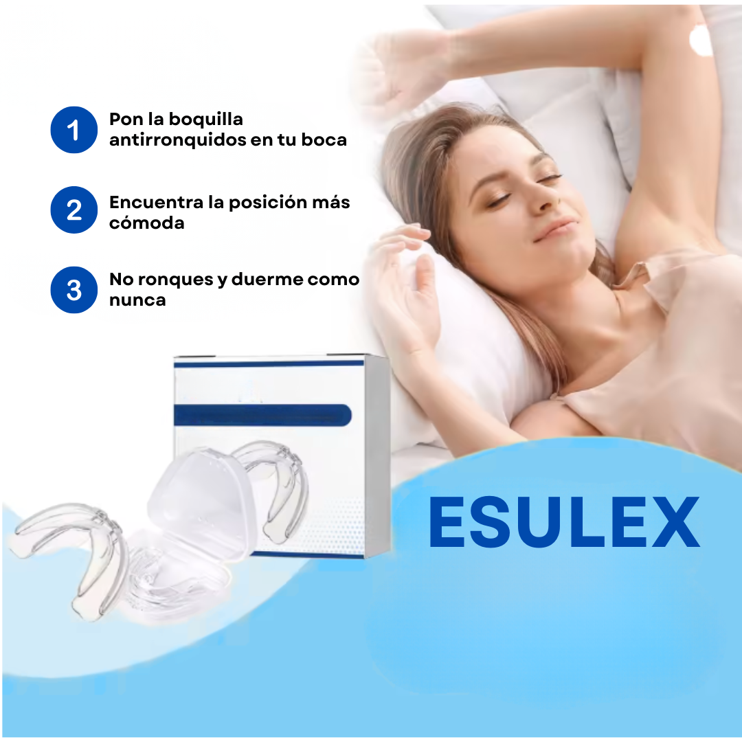 NightEase™|Protector Bucal Antirronquidos Moldeable- Tamaño Universal